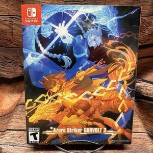 Azure Striker Gunvolt 3 Collector's Edition Nintendo Switch Limited Run Game New